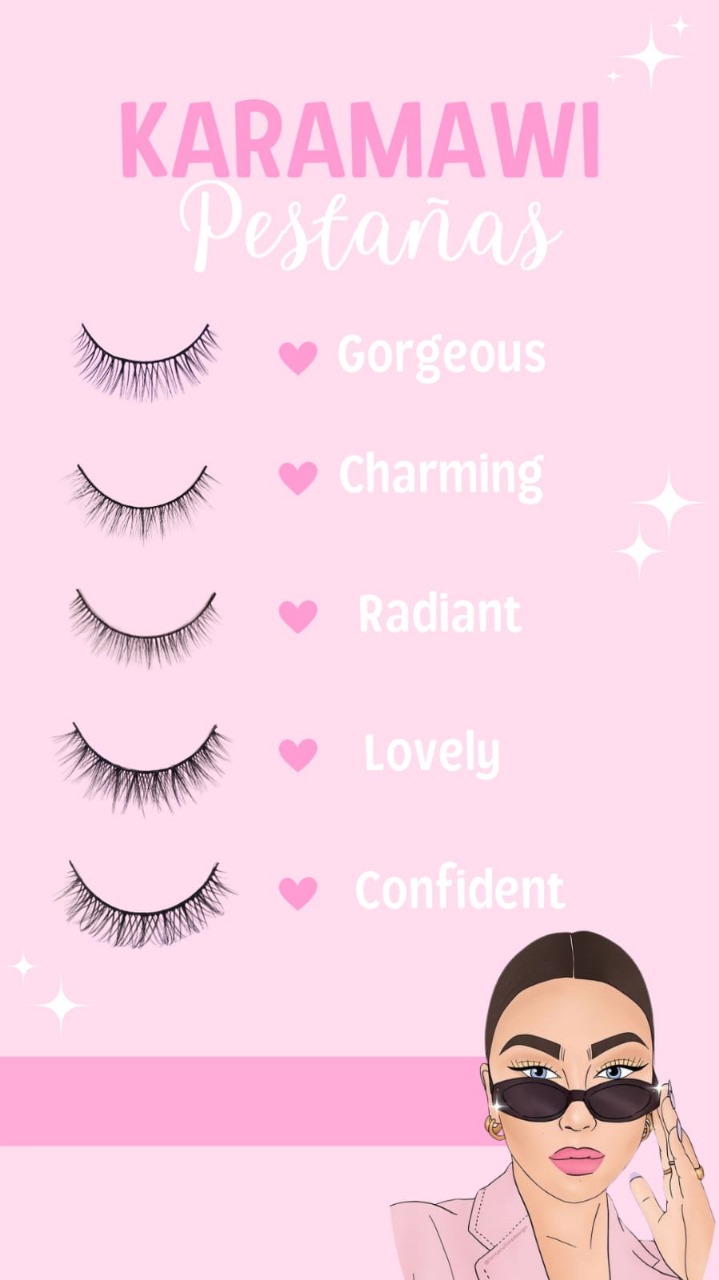 Lash Addicts 5 Pair Box (Set de 5 Pares de pestañas) Karamawi Beauty